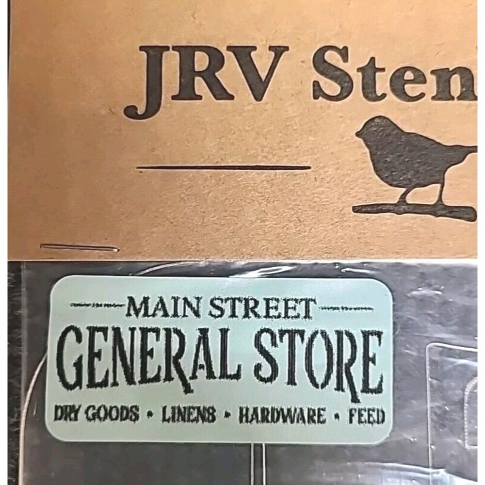 NEW JRV 15mil Reusable "General Store" Sign Stencil 17x8 Jami Ray Vintage